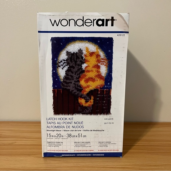 Vintage | Latch Hook DIY Moonlight Meow - Picture 1 of 10